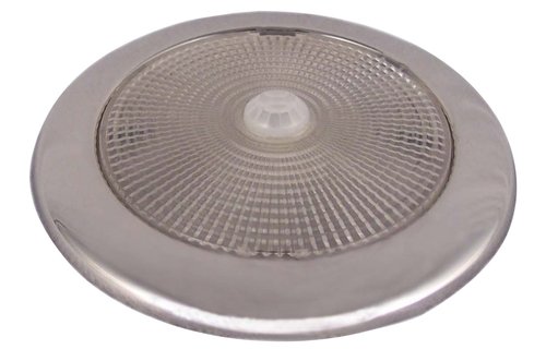Allpa RVS LED-plafondlamp  opbouw  12V/2 26W  Top LED x 28  H=10mm  warm white
