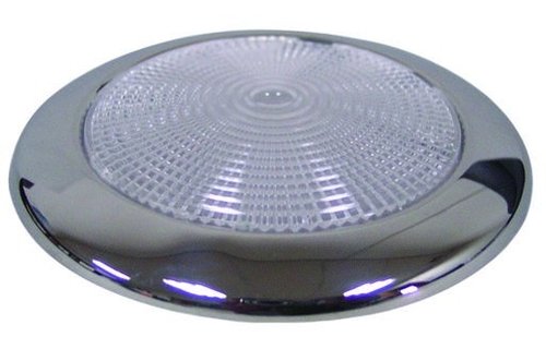 Allpa RVS LED-plafondlamp opbouw 12V Top LED 1W 50.000 uur H=11mm warm white