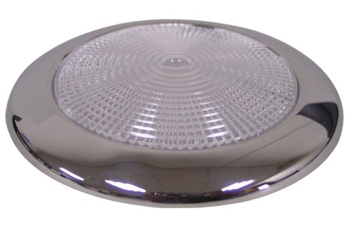 Allpa RVS LED-plafondlamp opbouw 12V Top LED 1W 50.000 uur H=11mm warm white