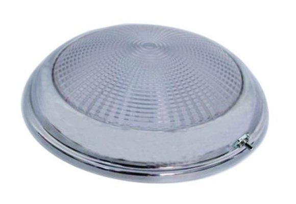 Allpa RVS LED-plafondlamp  opbouw  12V/1 7W  LED 1x3W  H34mm  warm white