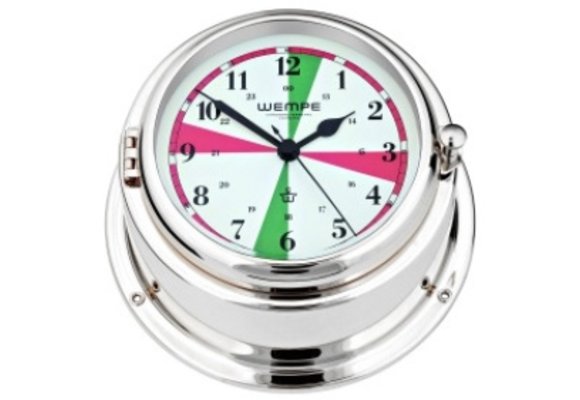 Wempe - Quartzklok met Radiostilte | Chroom Bremen II | Chroom