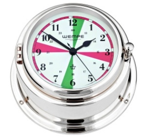 Wempe - Quartzklok met Radiostilte | Chroom Bremen II | Chroom