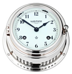 Wempe - Mechanische klok Bremen II Arabisch | Chroom