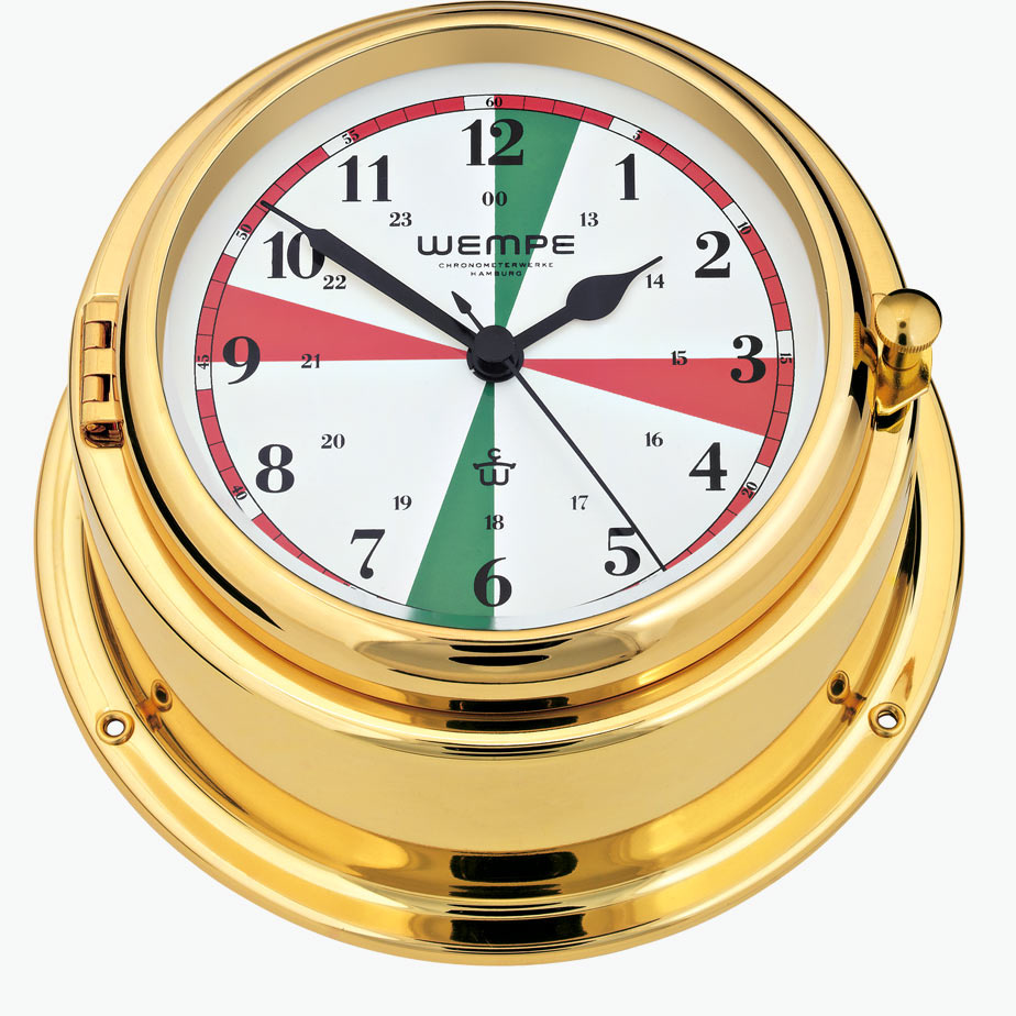 Wempe - Quartzklok Bremen II met Radiostilte | Messing