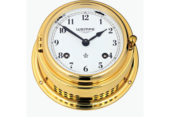 Wempe - Mechanische klok Bremen II Arabisch | Messing