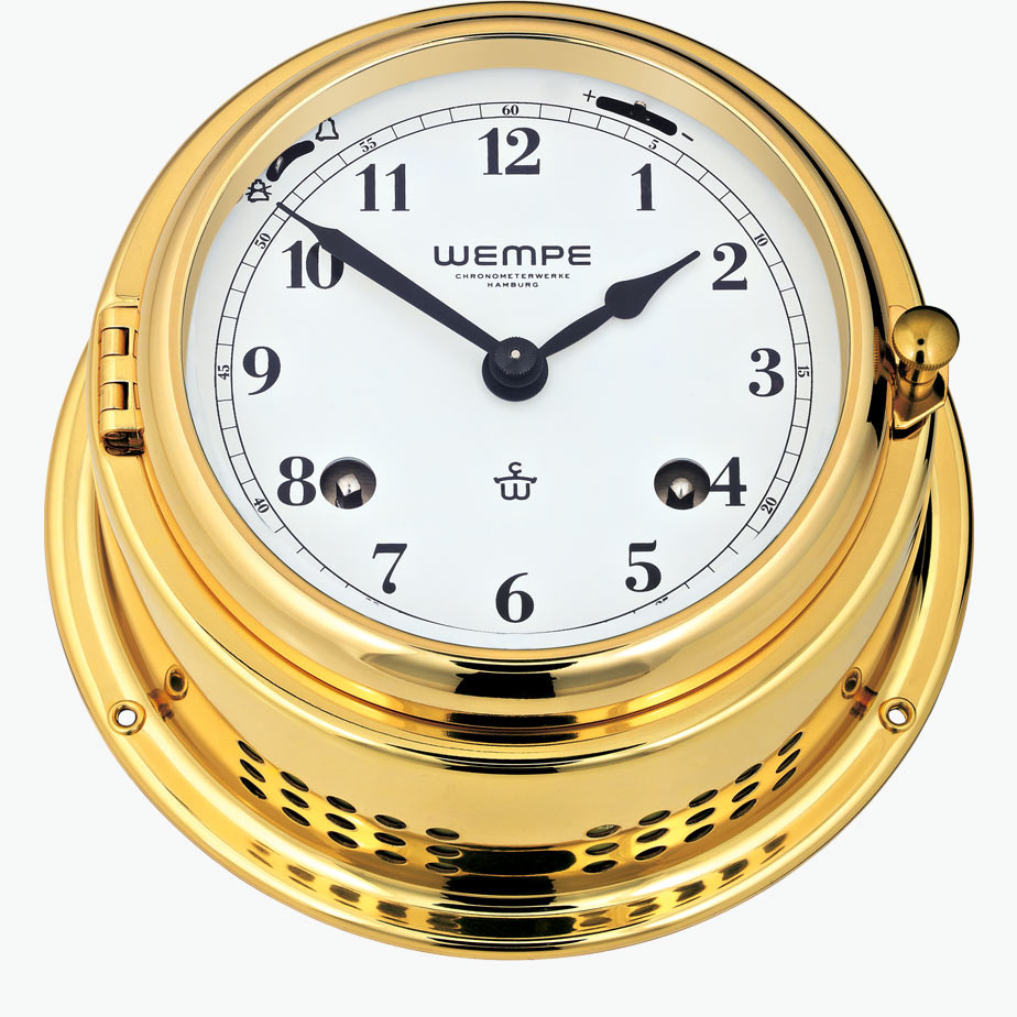 Wempe - Mechanische klok Bremen II Arabisch | Messing