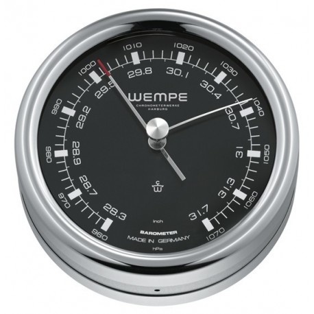 Wempe - Barometer PILOT III RVS