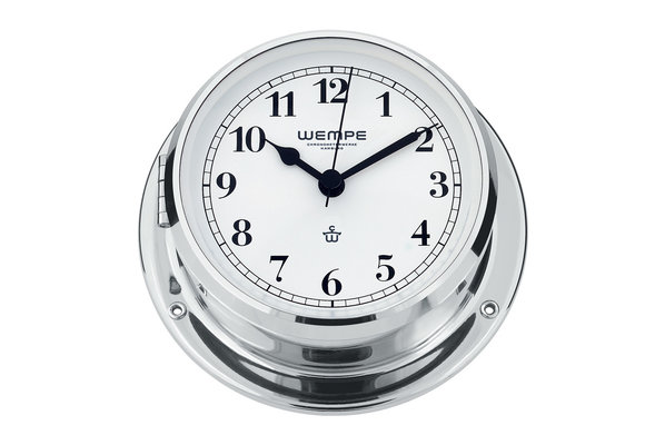 Wempe - Quartzklok Skiff Arabisch | Chroom