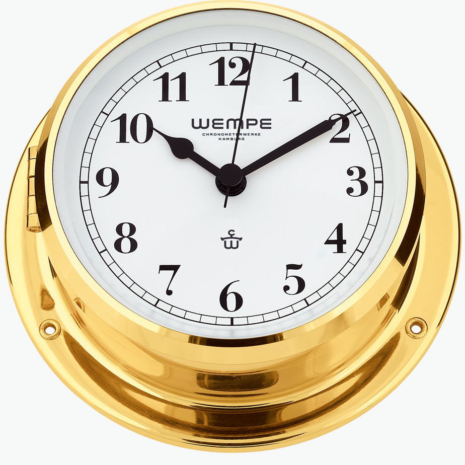 Wempe - Quartzklok Skiff Arabisch | Messing