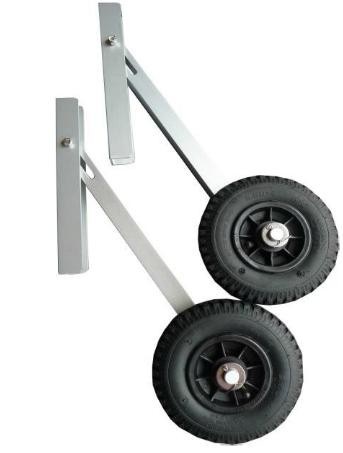 Opklapbare aluminium strandwielen set