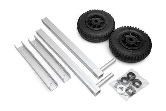 Opklapbare aluminium strandwielen set