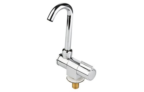 Allpa Verchroomde waterkraan  met klapbare & draaibare 14mm-uitloop