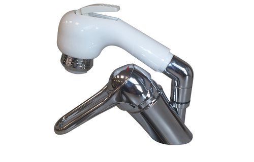 Allpa Verchroomde 1-handel mengkraan met handdouche