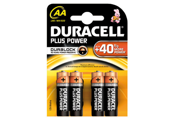 Duracell Plus Power AA Batterijen