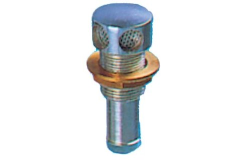 Allpa Ontluchtingsnippel messing verchroomd Ø16mm recht