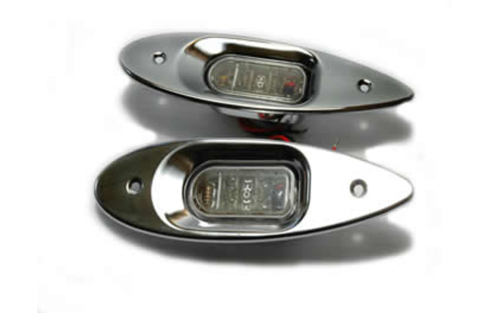 Led hull mount side lights