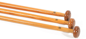 Houten vlaggenstok recht