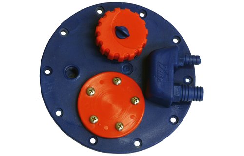 Allpa Flensplaat met aansluitingen voor brandstoftanks