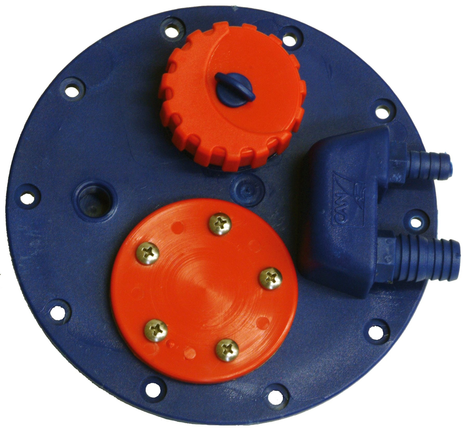 Allpa Flensplaat met aansluitingen voor brandstoftanks