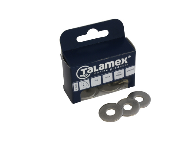 RVS carrosserie ring Maat: M8 - 4 stuks