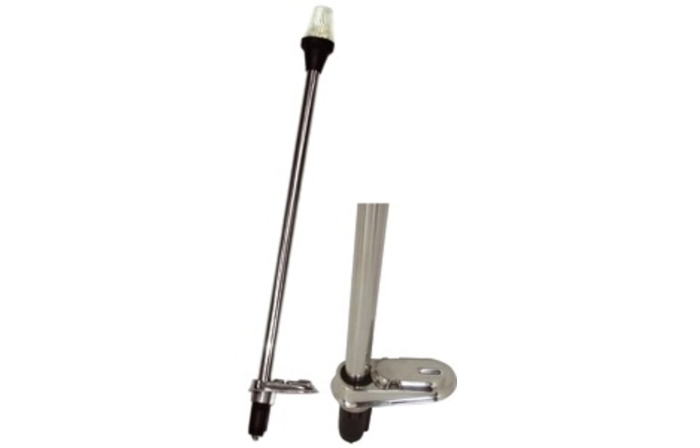 Allpa Rondschijnend toplicht  uitneembaar  12V / 10W  360º  zwart huis met heldere lens  H=545mm