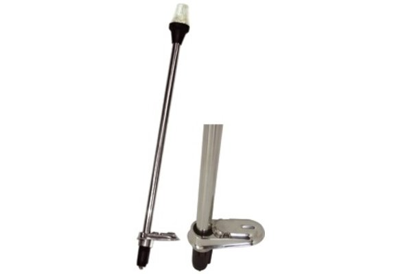 Allpa Rondschijnend toplicht  uitneembaar  12V / 10W  360º  zwart huis met heldere lens  H=545mm