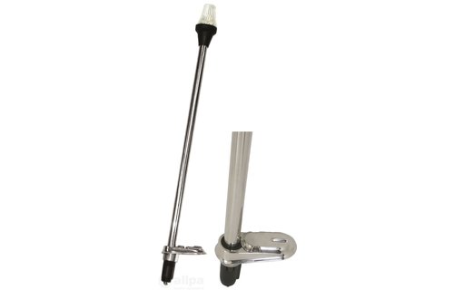 Allpa Rondschijnend toplicht  uitneembaar  12V / 10W  360º  zwart huis met heldere lens  H=545mm