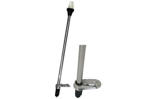 Allpa Rondschijnend toplicht  uitneembaar  12V / 10W  360º  zwart huis met heldere lens  H=545mm