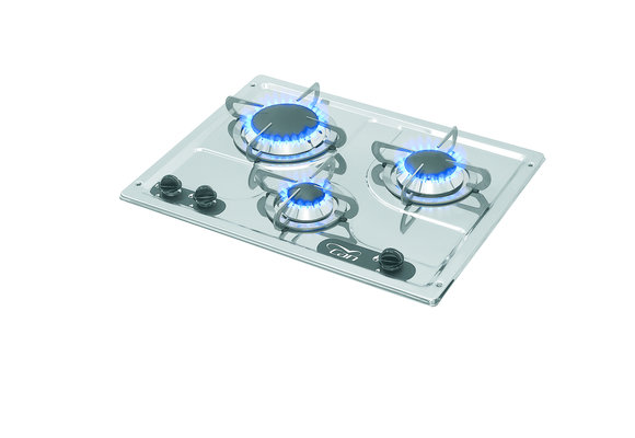 Allpa - Gaskomfoor RVS / 3 branders