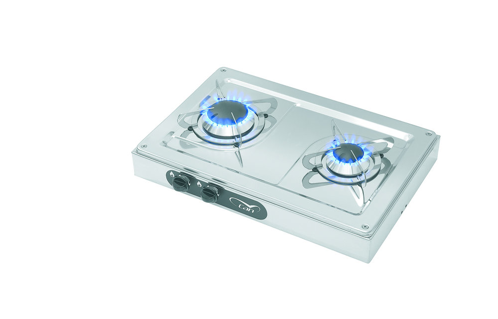 Allpa - Gaskomfoor opbouw / 2 branders
