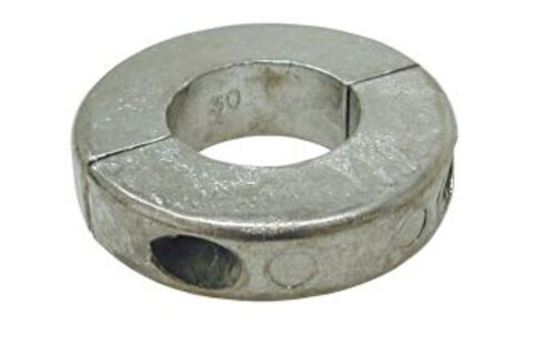 Schroefas anode ringvorm zink