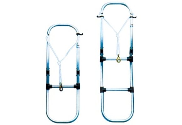 Aluminium zwemtrap opklapbaar 3 of 4 treden