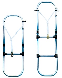 Aluminium zwemtrap opklapbaar 3 of 4 treden