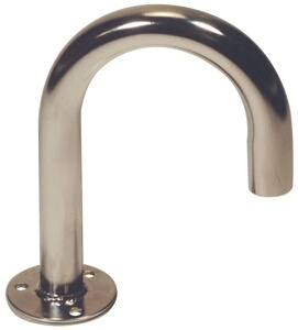 Allpa RVS gebogen kabeldoorvoer