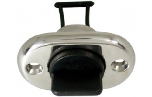 Allpa RVS loosplug met inschroefbare kunststof plug