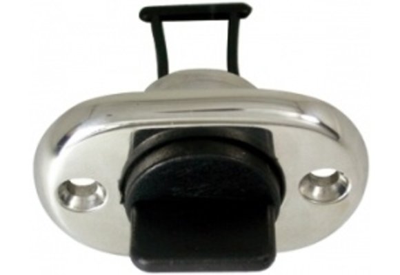 Allpa RVS loosplug met inschroefbare kunststof plug