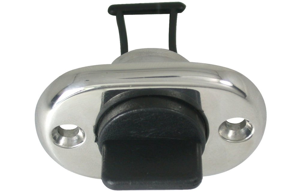 Allpa RVS loosplug met inschroefbare kunststof plug