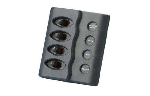 Allpa Kunststof schakelpaneel  12V met LED-indicators