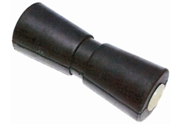 Allpa Kielrol  L=432mm  gatmaat 16mm  extra zwaar met nylon lagerbussen (gegoten rubber)