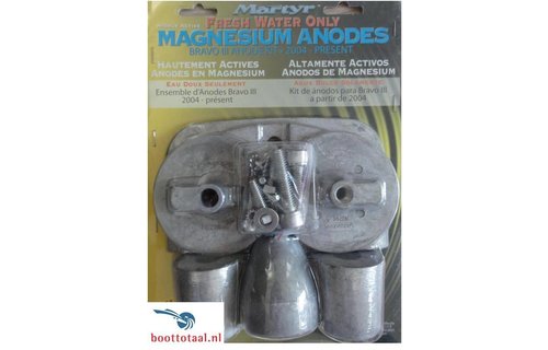 Magnesium Anode Kit Mercruiser Bravo 3 2004 +