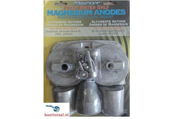 Magnesium Anode Kit Mercruiser Bravo 3 2004 +