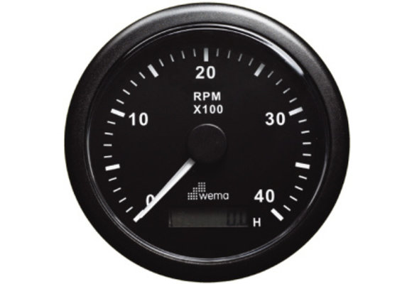 Toerenteller 8000 r/pm | Zwart