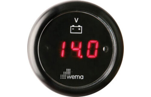 Voltmeter digitaal | 12/24 volt