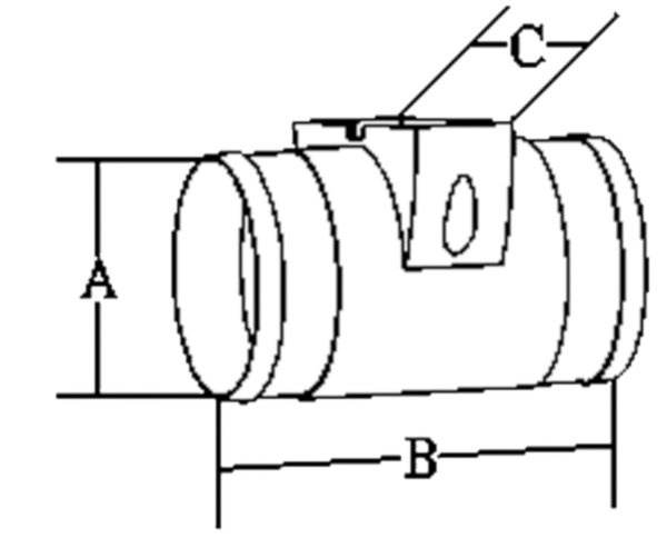 Afzuigventilator voor motorruimtes  12V