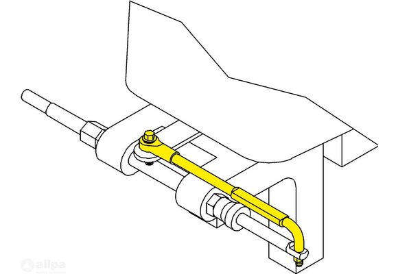 Aansluiting buitenboordmotor