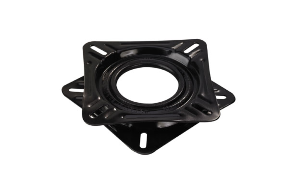 Allpa Gelakt stalen draaiplateau zonder lock  zwart