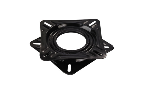 Allpa Gelakt stalen draaiplateau zonder lock  zwart