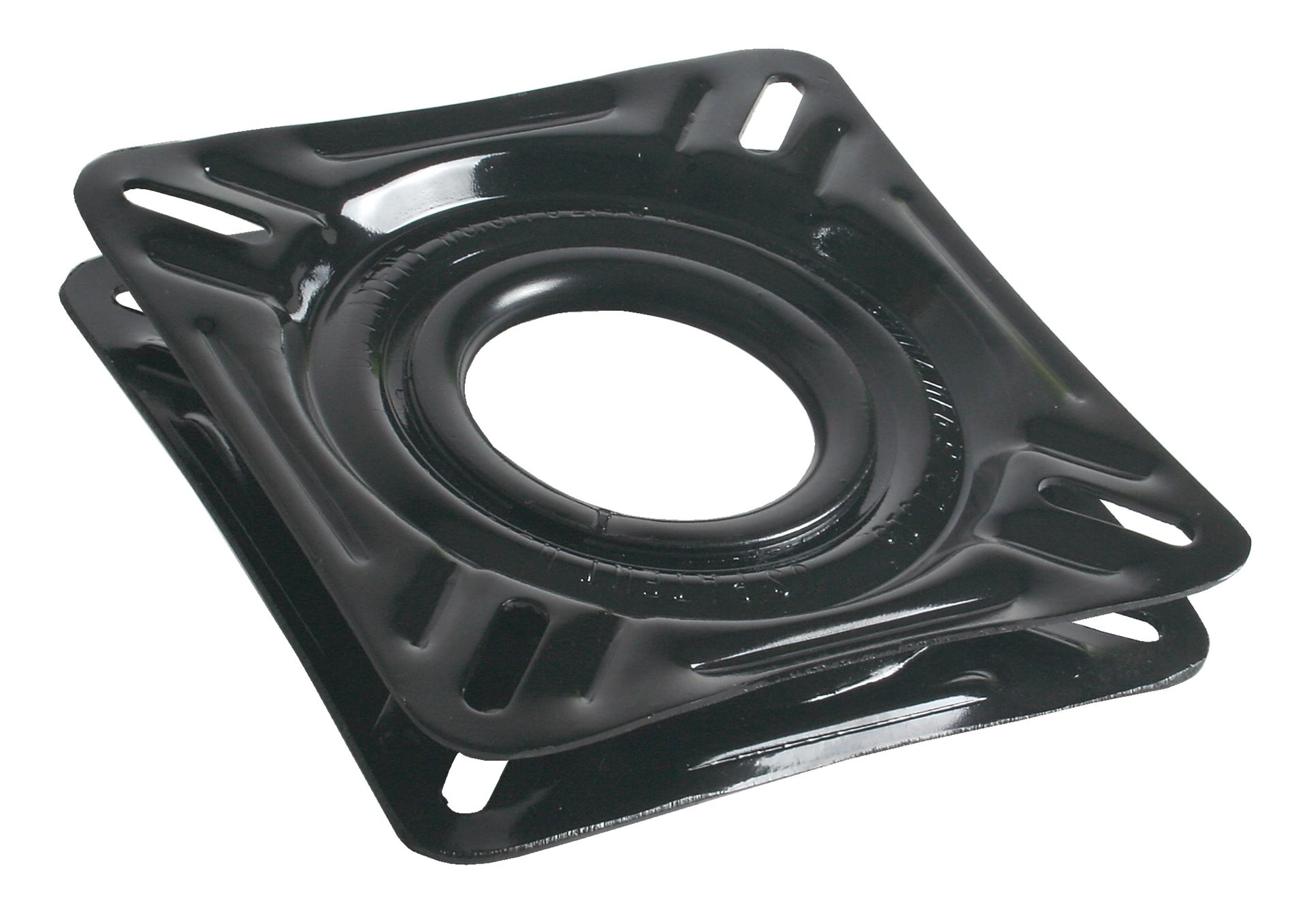 Allpa Gelakt stalen draaiplateau zonder lock  zwart