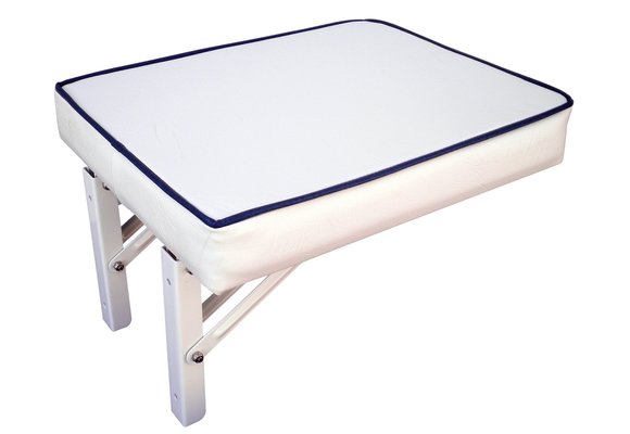 Allpa Opklapbare wandzitting Kos  inclusief steunen  wit