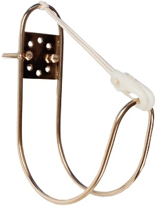 Allpa RVS Reddingsboei-ophangbeugel voor montage op Railing (Ø25mm) of wand